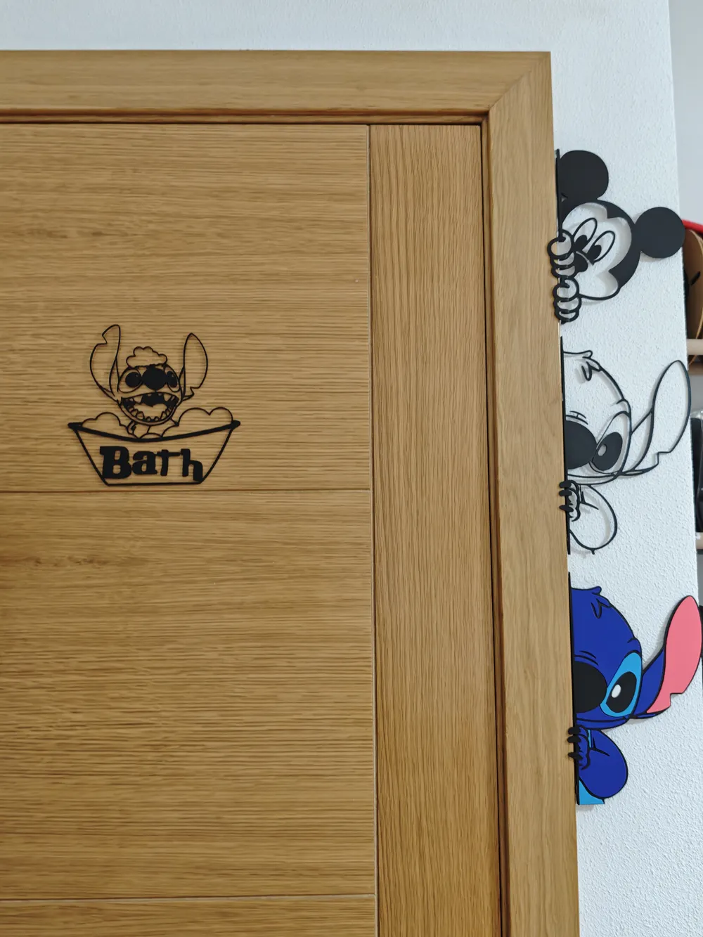Stitch Vertical Wall Door Art - Art - PLA - 3D printed product - фото 8