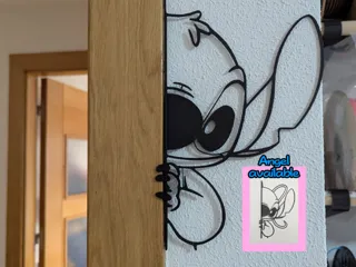 Stitch Wall art / Door art (Vertical)