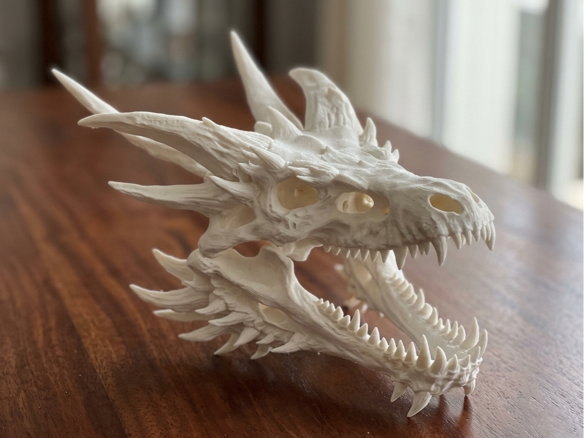 Cráneo de Dragon Vermithor de House of the Dragon - 1