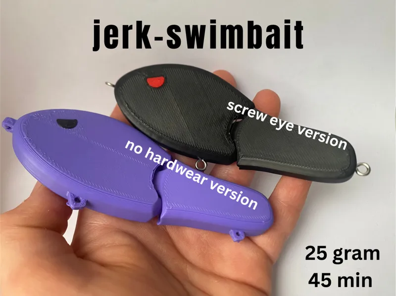 jerk-swim bait (for musky/pike)