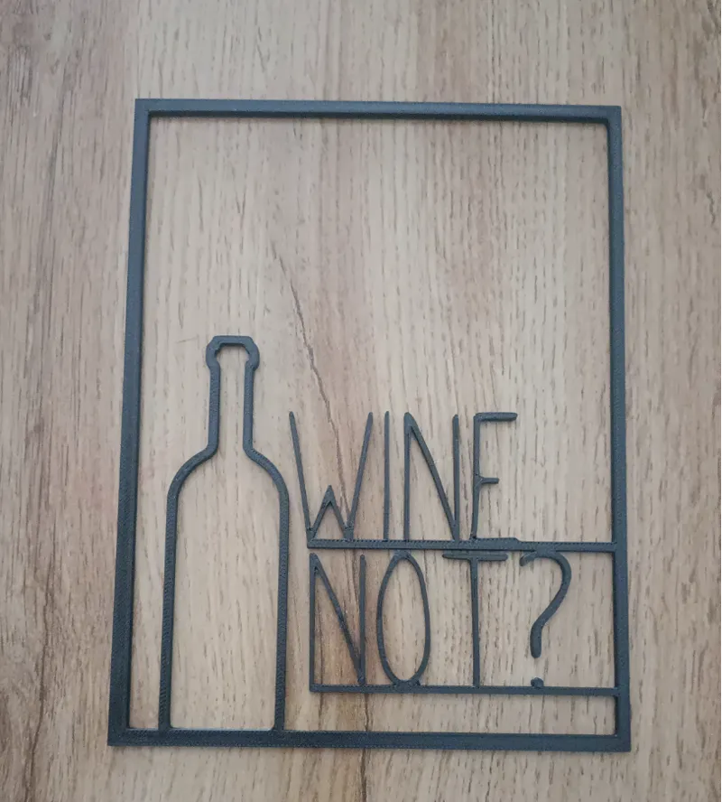 wine art wall