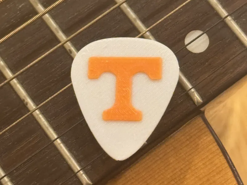 University of Tennessee Knoxville Guitar Pick