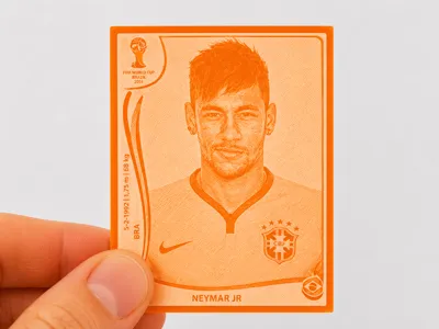 Neymar Jr 3D Figurine 2014 (Panini)