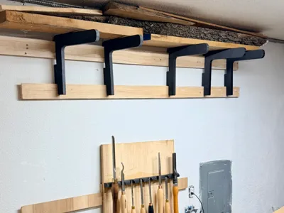 Wall Storage Brackets - French Cleat Shelves