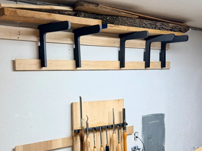 Wall Storage Brackets - French Cleat Shelves