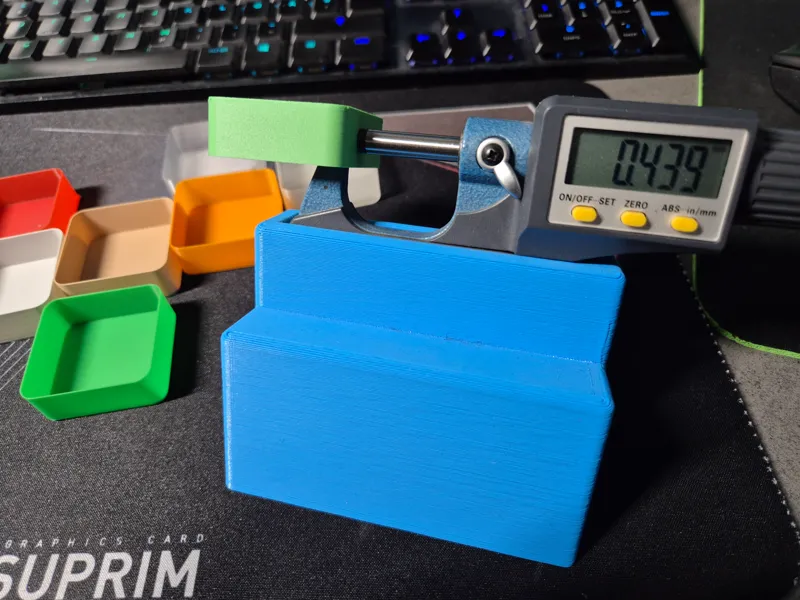 Flow calibration cube