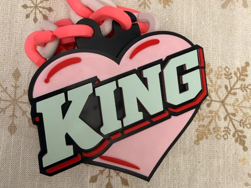 KING Heart Hype Chain