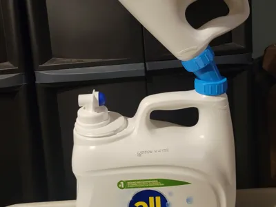 Laundry Detergent Transfer Coupler Adapter