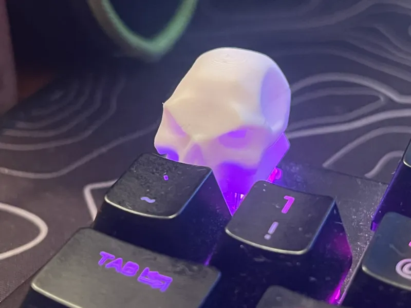 Sea of Thieves skull keycap