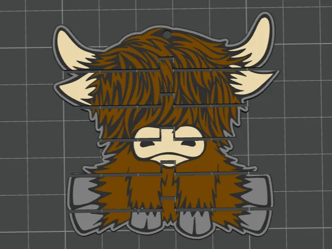 Flexi Highland Cow