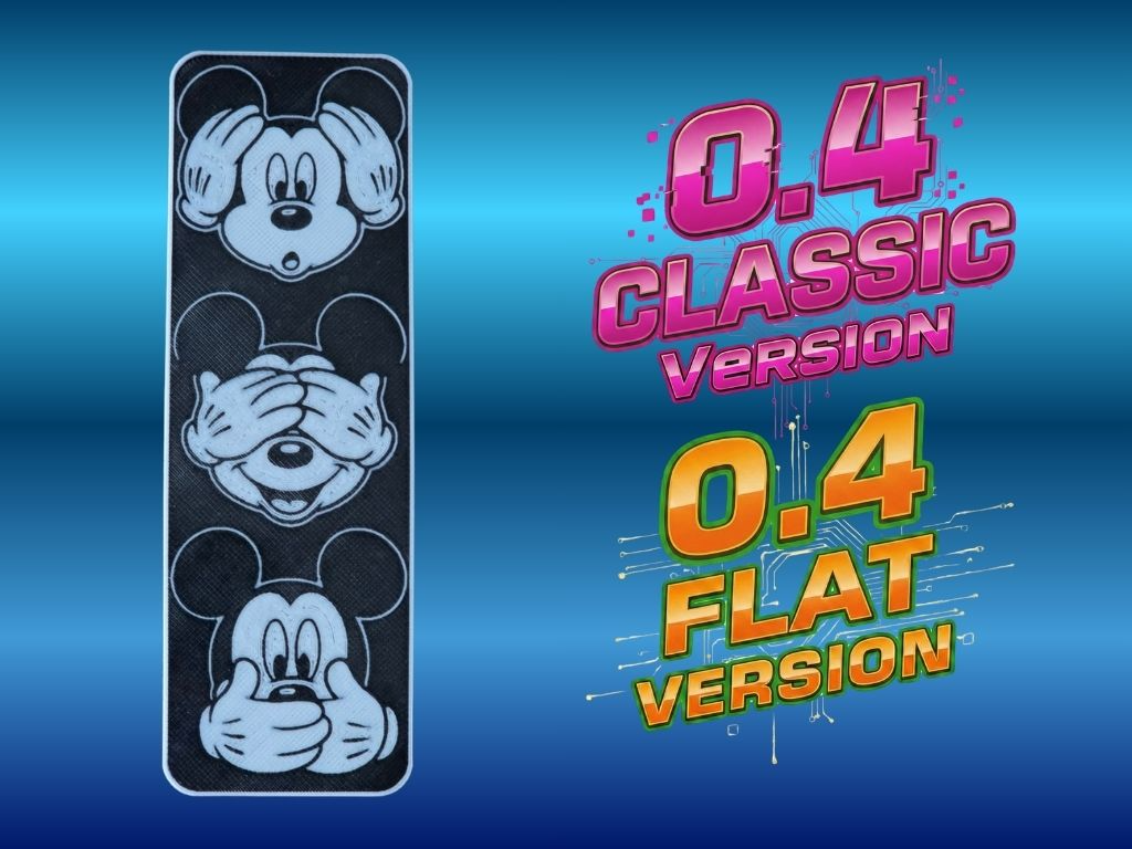 Miniatura 1 do modelo 3D Mickey Bookmark