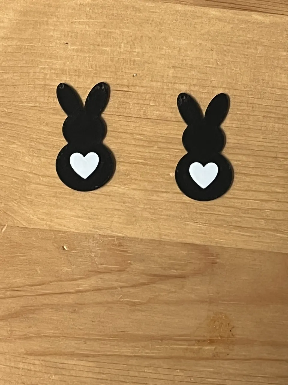 bunny earrings view 2