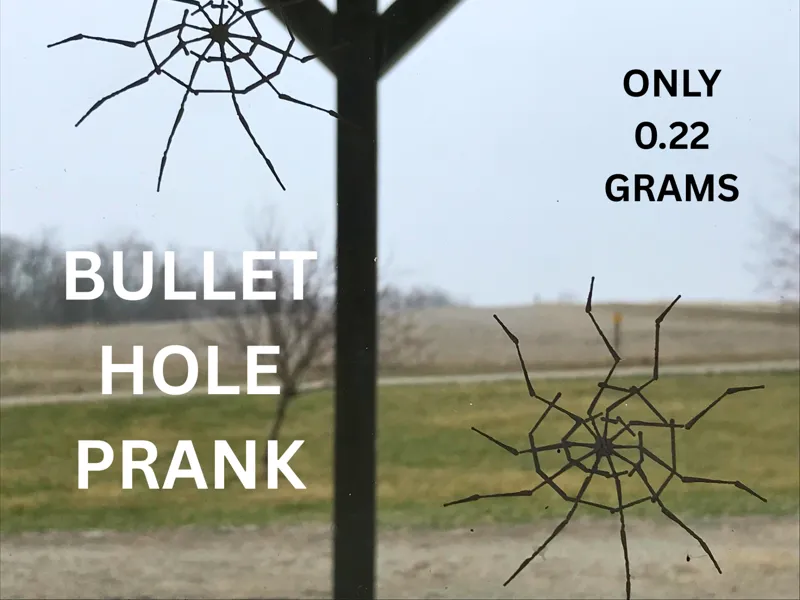 FAKE BULLET HOLE!
