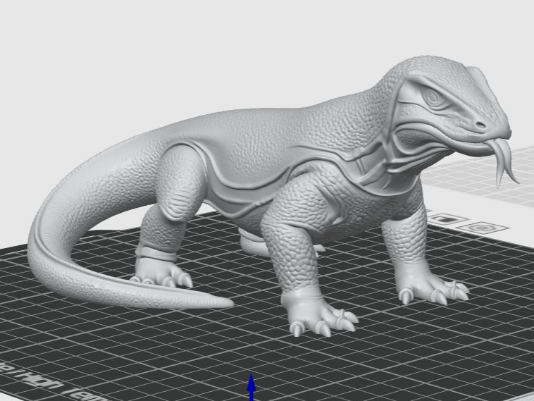 Apex Predator: Ultra-Realistic Komodo Dragon
