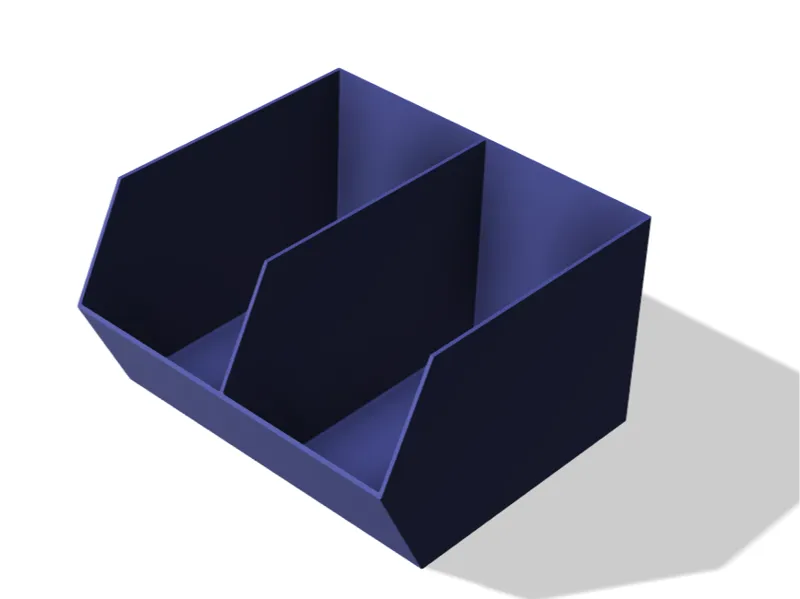 Boîte à double compartiment