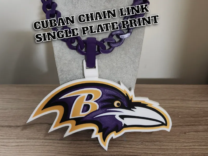 Baltimore Ravens team hype chain