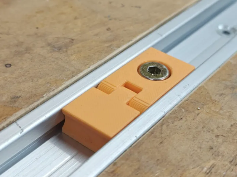 19mm T-Track Flip Stop