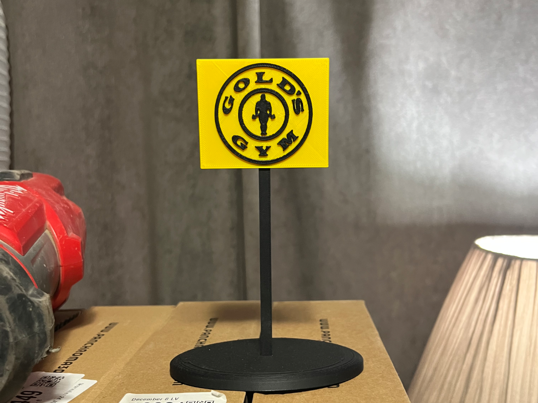 GOLDS GYM STORE SIGN--NO AMS NEEDED