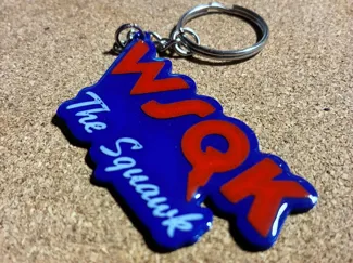 The Squawk (WSQK) stranger things keychain