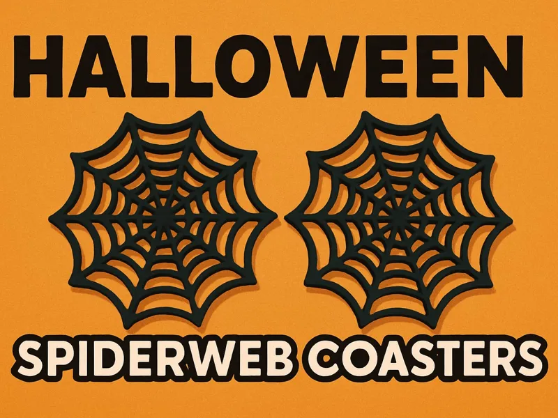 Spiderweb coasters