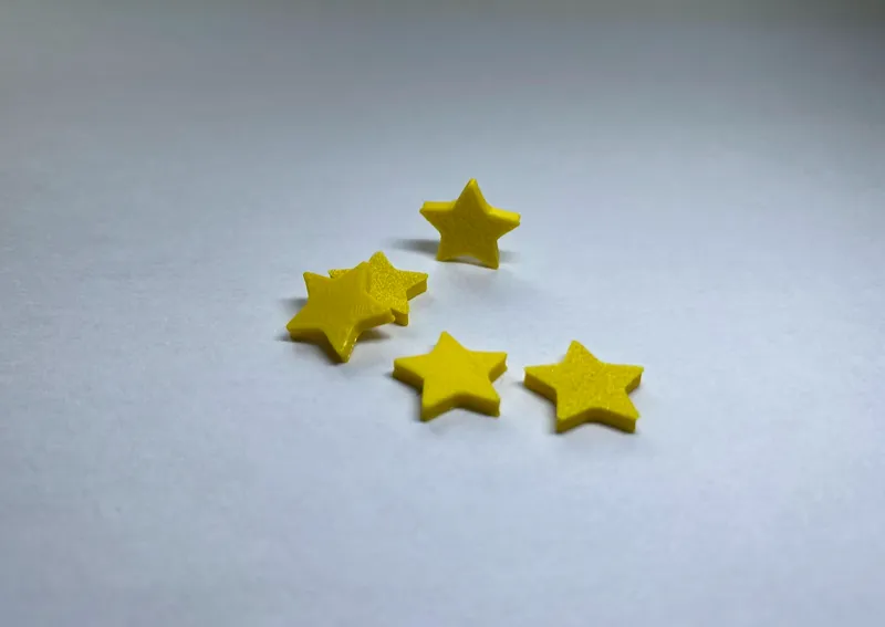 Simple star decoration