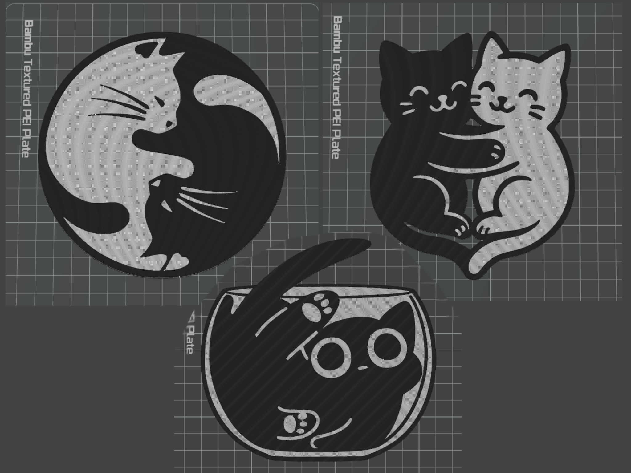 Miniatura 4 do modelo 3D Cat Keychains (NOAMS)