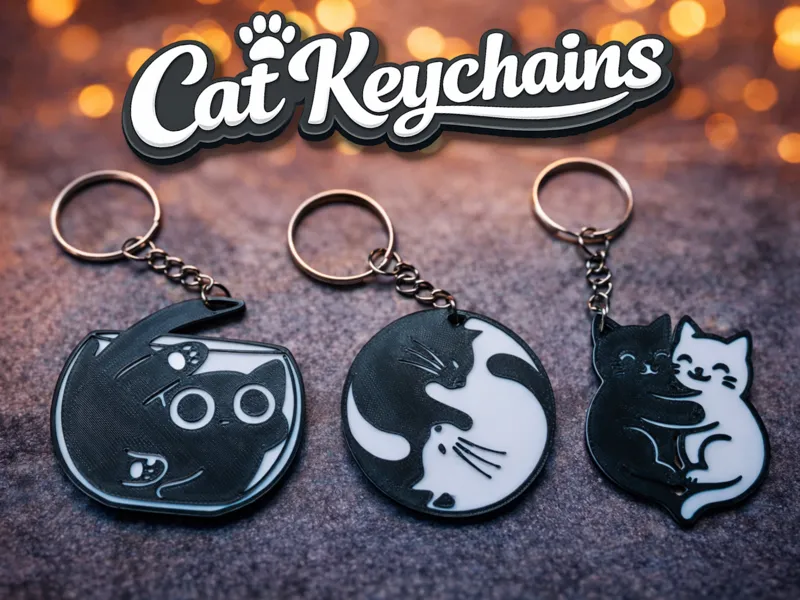 Cat Keychains (NOAMS)