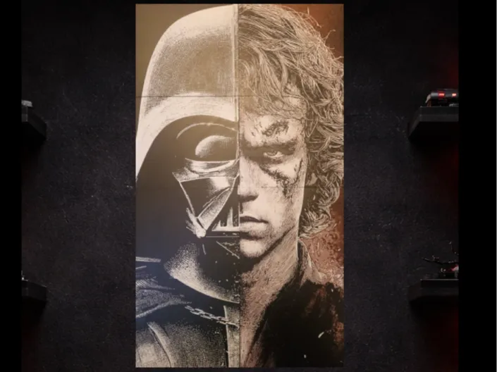 Darth Vader & Anakin - Hueforge/8-Piece Hugeforge