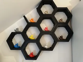 Modulares Hexagon Regal 100x70mm