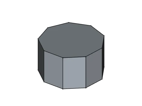 nonagonal prism