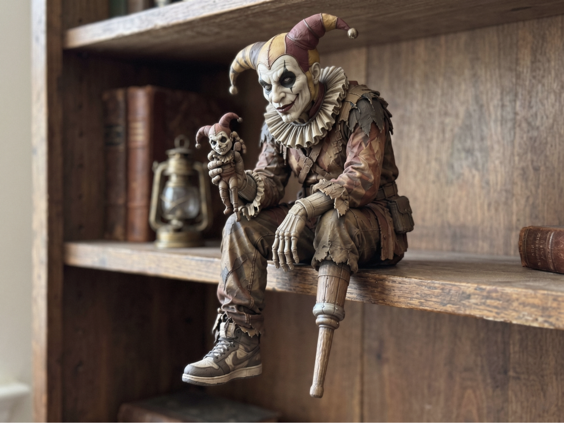 Creepy Harlequin Shelf Sitter STL