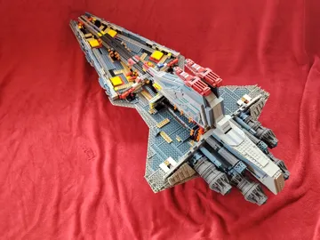 Letrero o emblema decorativo: Star Wars Venator Republic Cruiser 75367 Part 26 — vista de referencia 4