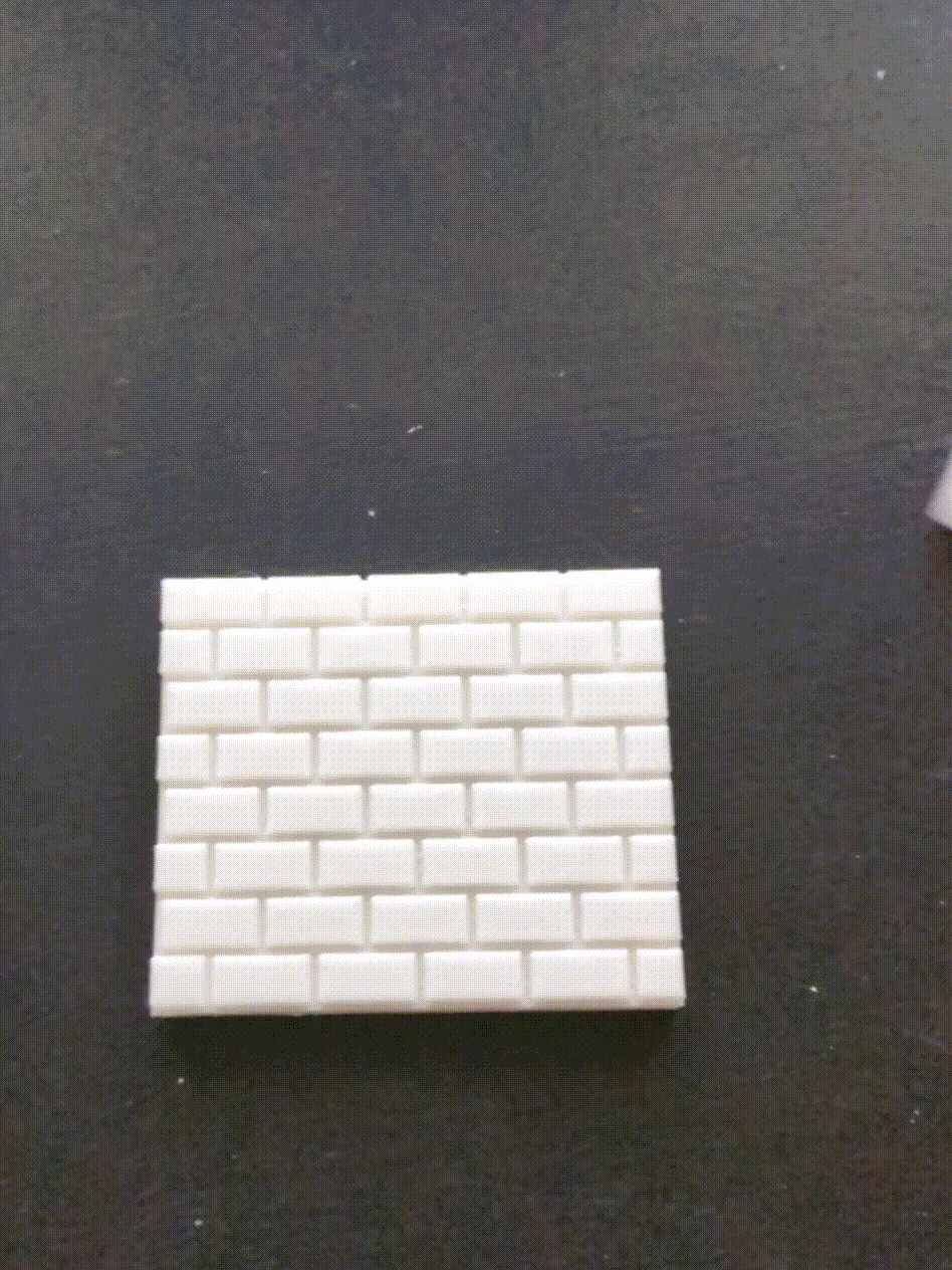 Minimal Brick Wall - Free 3D Print Model - MakerWorld
