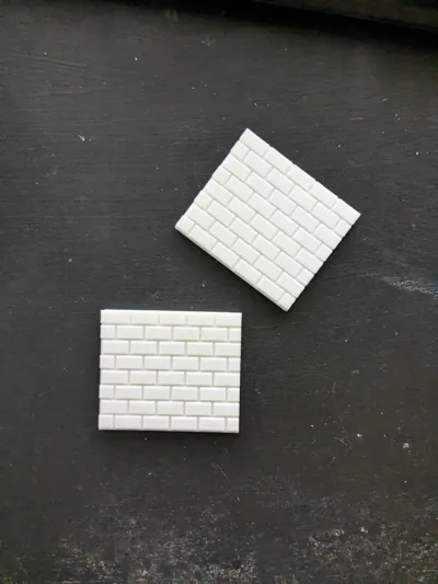 Minimal Brick Wall - Free 3D Print Model - MakerWorld