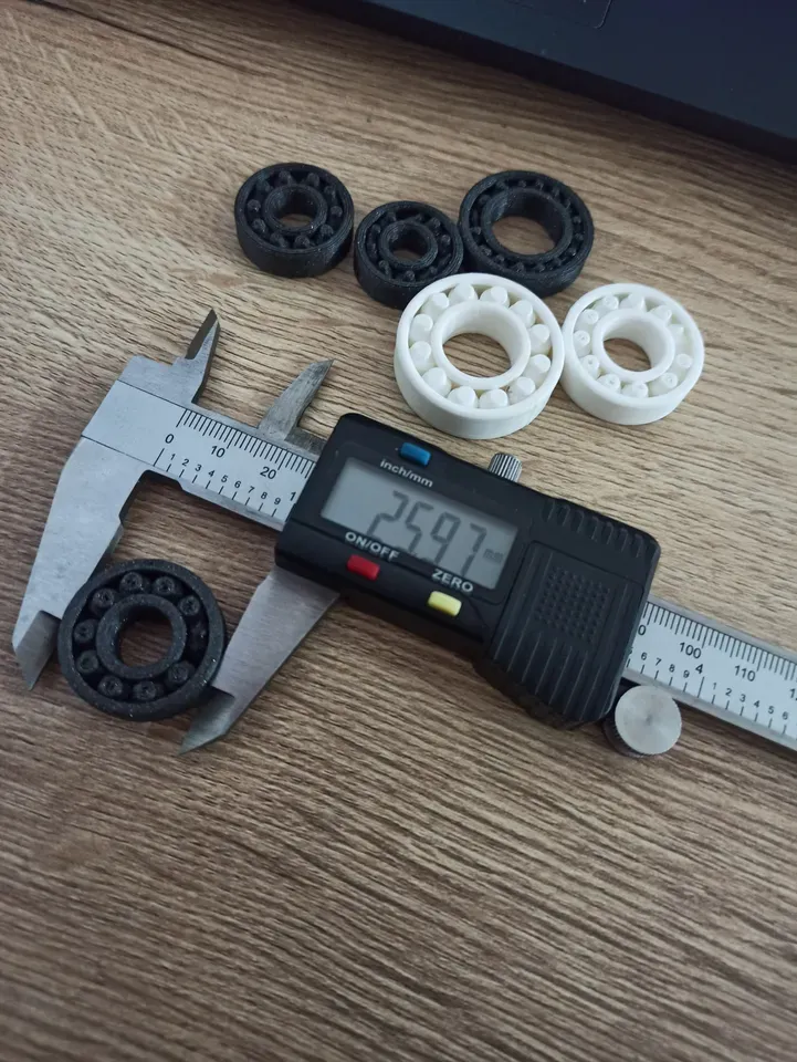 Print in place BALL bearings view 2