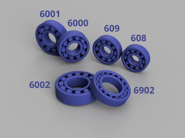 Print in place BALL bearings