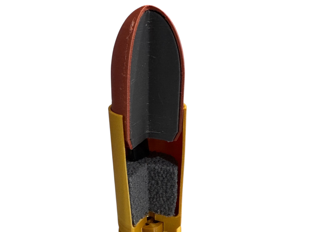 9 mm ammo 500% cross section