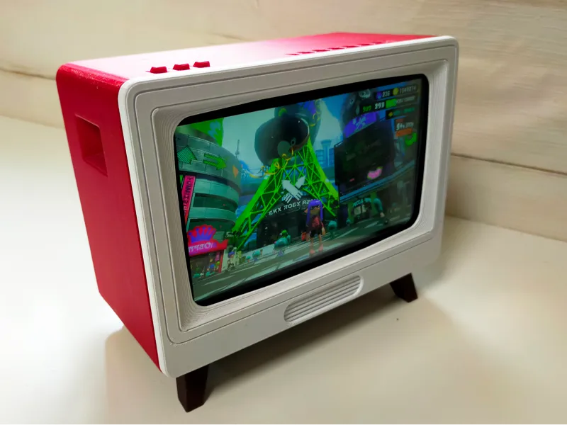 テレビ風初期型ニンテンドースイッチ収納箱