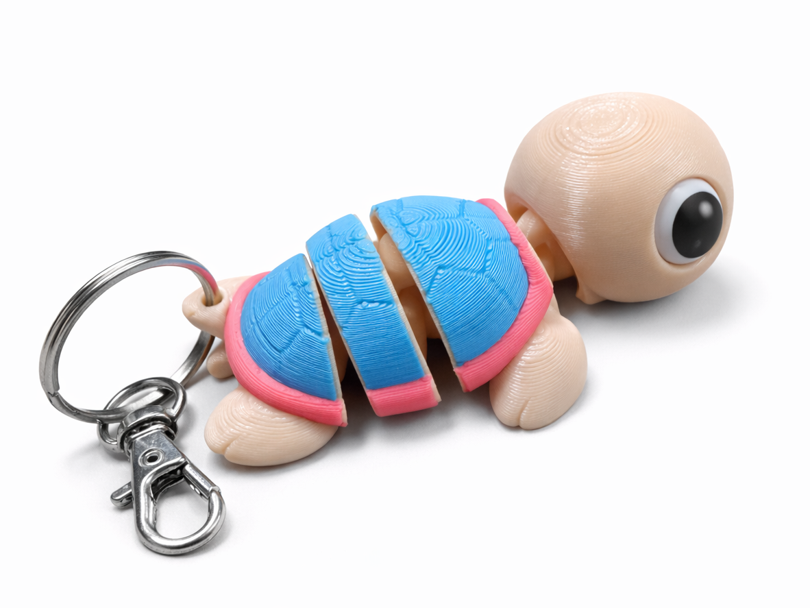 Niedliche Schildkröte - Schlüsselanhänger - Flexy