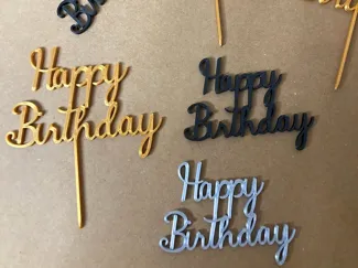 Happy Birthday With and Without stand