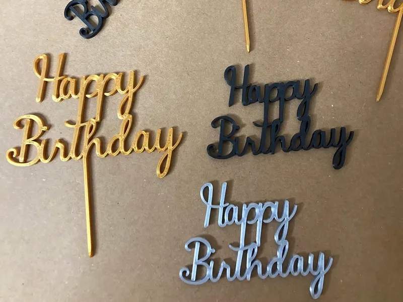 Happy Birthday With and Without stand