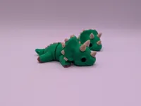 Triceratops flexi 4 colors keychain