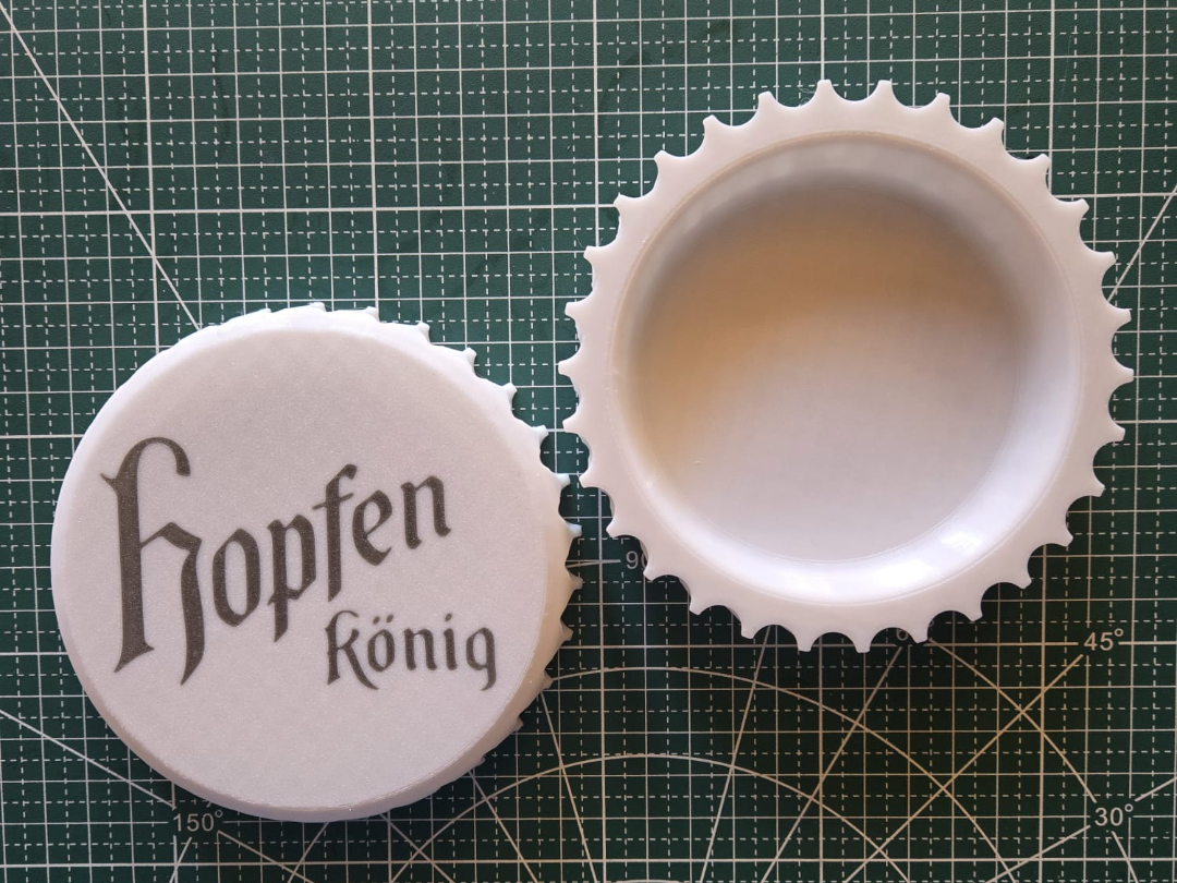 Glasdeckel Bierkapsel Eggenberger Bier