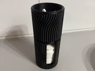 Stackable cotton swap and pad holder