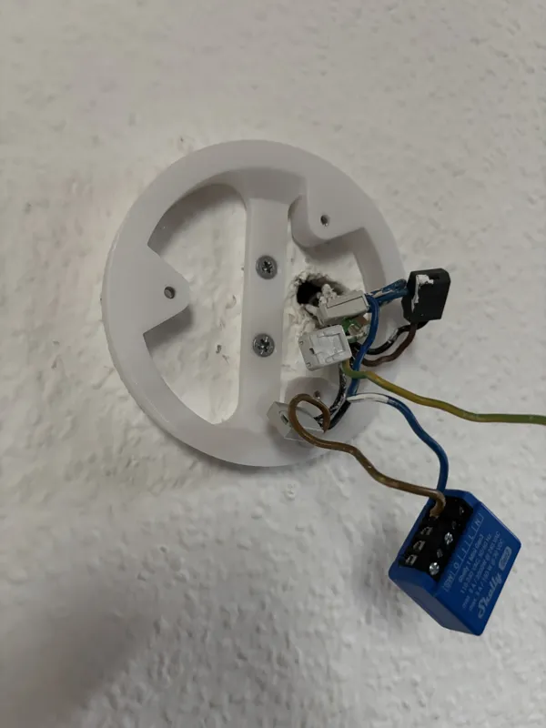 Lamp Mount Base ceiling LED Shelly SmartHome Ouila