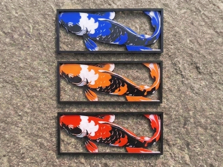 Koi fish bookmark NoAms
