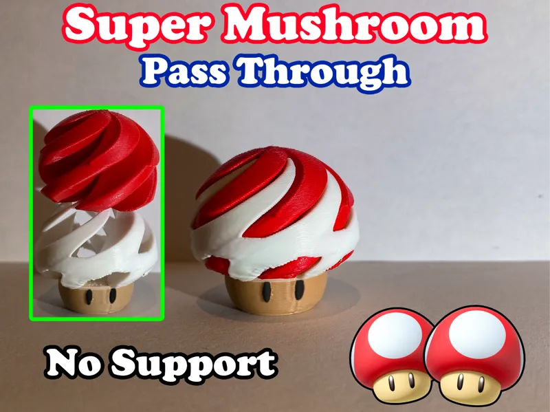 Super Mushroom - Impossible Pass Through