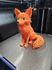 Voronoi Fox 4 Colors 50%