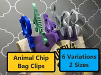 Large Size Animal Chip Bag Clips