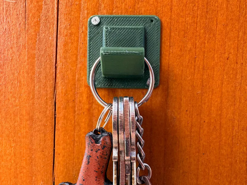 Simple Nail in Key hanger 